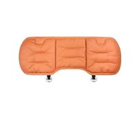 Ltusgt Non-slip Car Leather Cushion Soft Good Breathability Ventilated Four-season Universal Cotton Auto Seat Travel Car Seat Covers Protectors(Orange-rear cushion)
