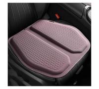 Ltusgt Universal Car Seat Cushion Comfortable Gel Ice Sensation Fabric Cover Breathable Four Seasons Car Seat Covers Protectors(Grape purple+square pad)
