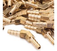 LTWFITTING 45 Deg 5 mm Hose ID Elbow Brass Barbed Fitting (Pack of 500)