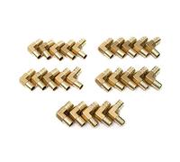 LTWFITTING 90 Deg Elbow Brass Barb Fitting 1/2-Inch x 1/2-Inch (13mm) Hose ID Air/Water/Fuel/Oil/Inert Gases (Pack of 25)