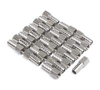 LTWFITTING Stainless Steel 316 BSP Fitting Coupler/Adapter 1/4-Inch Female BSPP x 12mm Hose Barb(Pack of 25)