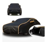 LTWHLLLP Car Cover for Porsche Boxster 986 Car Cover Waterproof Dustproof UV Resistant With Reflective Strips Car Tarpaulin Full Car Cover(Black/yellow)