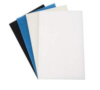 LTWHOME DIY Carbon Polyester Fine Coarse Filter Foam Sponge Media Sheet Pads Set Compatible with Aquarium and Pond Filters - 460mm x 300mm (Pack of 1 set)