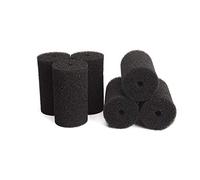 LTWHOME AEO19055 Round Large Filter Sponge Fit for Zoo Med's 501 External Filter (Pack of 6)