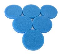 LTWHOME Blue Coarse Foam Media Filter Pads Suitable For Eheim Classic 2217/600 2616171(Pack Of 6)