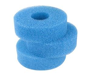 LTWHOME Blue Foam Sponge Filter Set Pond Filtration 25PPI Compatible with Laguna Pressure Flo 2500 Filter (Pack of 3)
