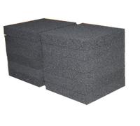 LTWHOME Carbon Foam Filter Pads Fit for Juwel Jumbo/BioFlow 8.0/XL (Pack Of 12)