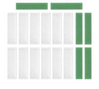 LTWHOME Compatible Coarse Foam and Filter Floss Replacement for All Pond Solutions FW-14 Nano Tank (Pack of 18)