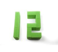 LTWHOME Compatible Nitrate Foam Filter Pads Fish Tank Fits Juwel Compact/BioFlow 3.0 Filters/M(Pack of 12)