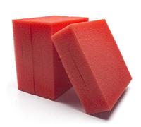 LTWHOME Compatible Replacement Fine Foam Filter Sponge Fit for Oase Biotec 5/10/30, Red (Pack of 3)