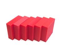 LTWHOME Compatible Replacement Fine Foam Filter Sponge Fit for Oase Biotec 5/10/30, Red (Pack of 6)