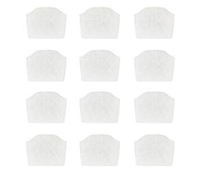 LTWHOME Compatible White Filter Fleece Set Replacement for Oase BioPlus 50, 100 and 200 Internal Filter (Pack of 12)
