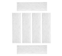 LTWHOME Compatible White Filter Floss Replacement for All Pond Solutions FW-29 Nano Tank (Pack of 6)