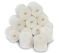 LTWHOME Compatible White Pre-Filter Foam Replacement for Oase BioMaster Filter, 45ppi (Pack of 12)