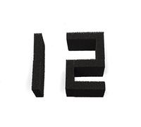 LTWHOME Compatible with Carbon Foam Filter Pads Fish Tank Media Fits Juwel Compact/BioFlow 3.0 Filters/M(Pack of 12)