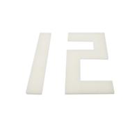 LTWHOME Compatible with Foam Filters Fit For Fluval U2 Filter(Pack of 12)