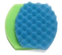 LTWHOME Course and Medium Foam Pads Set Fits for Blagdon Inpond All In One 3000 (Pack of 1 Set)