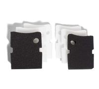 LTWHOME Fine and Coarse Foam Filter Media Fit for Hydor Professional Canister Filter 250/350 (Pack of 6)