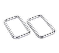 LTWHOME INOTIONSTYLE 40 mm/1.6 inch Metal Rectangle Ring Heavy Duty for Belt Straps (Pack of 20)