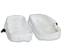 LTWHOME Pads For Bissell 3255-H Steam Mop MAX Floor 21H6 (Pack of 2)