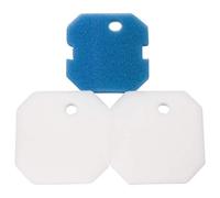 LTWHOME Replacement Blue Coarse and White Fine Filter Pads Sets Fit for Eheim 2616220 Professional 2222/2324 and Experience 150/250/250T (Pack of 3pcs,1 Set)
