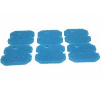LTWHOME Replacement Blue Coarse Filter Pad Fit for Eheim 2616261 Professional Pro 2 2226/2326/ 2026/2128 and Experience 350 (Pack of 6)