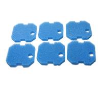 LTWHOME Replacement Blue Coarse Filter Pad Fit for Eheim Professional 2222/2324 and Experience 150/250/250T (Pack of 6)