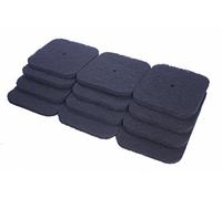 LTWHOME Replacement Carbon Filter fit for Catit Hooded and Jumbo Hooded Cat Pans codes 50695, 50696, 50700, 50701, 50702 (Pack of 12)