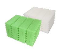LTWHOME Replacement Pond Filter Sponge Sets Coarse and Fine Filters Fit for SunSun CBF-350 (Pack of 8)