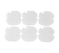LTWHOME Replacement White Fine Wool Filter Pads for AquaManta EFX 200 External Filter (Pack of 6)