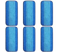 LTWHOME Reusable Mop Pads Compatible with Swiffer WetJet Hardwood Floor Cleaner Mop (Pack of 6)
