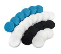 LTWHOME Value Pack of Carbon Filter, Coarse Filter and Fine Filter Pads Set Suitable for Eheim Classic 2217/600 2616175 (Pack of 24)