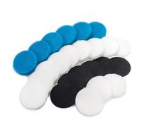LTWHOME Value Pack of Carbon Filter, Coarse Filter and Fine Filter Pads Set Suitable for Eheim Classic 2213/250 2616131 (Pack of 24)