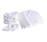 LTWHOME Washable Replacement Cotton Terry Cloths Set Fit for Karcher Steam Cleaner SC1, SC2, SC3, SC4, SC5 (Pack of 12)