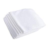 LTWHOME Washable Replacement Wide Terry Cloths Fit for karcher Steam Cleaner (Pack of 6)