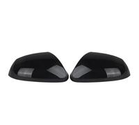 LTXCNI Replacement Covers for Car Mirrors For Hyundai I10 2014 2015 2016 2017 Car Rearview Mirror Cover Case Cap Side Rear Shell Lid Gloss Black Primed White Accessories(1pair Glossy black)