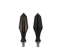 LTXSOW Indicators Flowing 18 LED Motorcycle Turn Signal Lights Sequential Flowing Flash Indicator Running Lamps Lamp