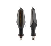 LTXSOW Indicators Flowing 2PCS Motorcycle Indicator Flowing Turn Signal Light 12V 18LED Flasher Blinker Moto Lamp