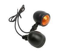 LTXSOW Indicators Flowing Universal 1Pairs Motorcycle 12V LED Turn Signals Chrome Indicator Break Light For for Choppers Accessories