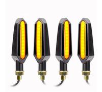 LTXSOW Rear Light Motorcycle Turn Signal Lights 12V White Red Amber Flowing Indicators Front Rear Light Flasher Blinker For Dirt Bike Sport
