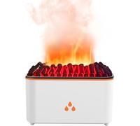 LtYioe 160 ML Air Humidifier, Mini Log-Style Oil Diffuser,Ultrasonic Cool Mist Humidifier,Compact Desktop Aromatherapy Diffuser with 7-Color LED Lights & Auto-Off, BPA Free,for Home,Bedroom,Office