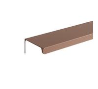 LTYKNGH Hidden Drawer Handle Color Furniture Handles Aluminum Alloy Hidden Long Cabinet Drawer Knobs Door Hardware(Right Angle-Brown,Length 1000mm)