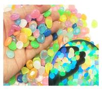 LTYKNGH Small Stones In The Fish Tank 200Pcs Artificial Noctilucent Stone with Colorful Luminescence Aquarium Fish Tank Landscaping Vase Sidewalk Decoration(Colorful)