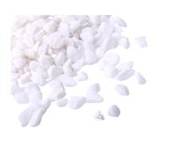 LTYKNGH Small Stones In The Fish Tank 250g Crystal Sand Fish Tank Bottom Landscaping Decorative Stone Aquarium Aquatic Turtle Sands Decorations(White)
