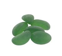 LTYKNGH Small Stones In The Fish Tank 30Pcs Aquarium Blue Cashew Glass Beads Fluorescent Stone Light Crystal Fish Tank Decoration Accessories(Green)