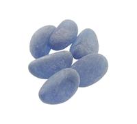 LTYKNGH Small Stones In The Fish Tank 30Pcs Aquarium Blue Cashew Glass Beads Fluorescent Stone Light Crystal Fish Tank Decoration Accessories(Light blue)