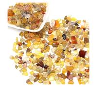 LTYKNGH Small Stones In The Fish Tank Stones Gravel Crystals Chip Quartz Minerals Reiki Healing Tumbled Agate Specimen Gemstones Home Aquarium Decor DIY Craft(Color22,50g)