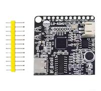 LU-ASR01 Voice Recognition Development Board Designed for Standalone Operation with Custom For WAKE Word Setup 100 Slots and 8 IO Expansion (Unwelded)