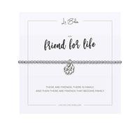 Lu Bella Friendship Charm Bracelet For Women - Best Friend Bracelet - Adjustable Stretchy Silver String Present Jewellery with Gift Bag