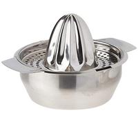 Lu Cucina JUCIER-2 Citrus Juicer & Strainer Stainless Steel-Make Your Own Orange-Grapefruit-Lemon & Fruit Juices-13.5oz Capacity